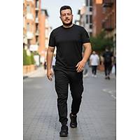 Taktik Tshirt Bisiklet Yaka K�sa Kol Siyah Renk