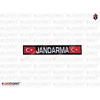 '' JANDARMA '' Yaz�l� Bacak K�l�f� Yaz�s� Siyah Renk