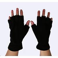 Eldiven Polar Kesik Parmakl� Siyah Renk