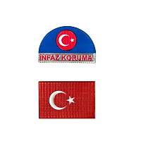 �nfaz Koruma ( CTE ) 2 Li Kol Arma ve Bayrak Seti PVC Slikon C�rtl�