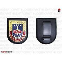 Jandarma Deri Ma�al� Bel Rozeti Mineli Alt�n Kaplama