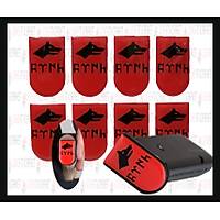 Sticker �arj�r Kapa�� G�kt�k�e T�rk Yaz�l� Kurt Logo ( 4 Adet )