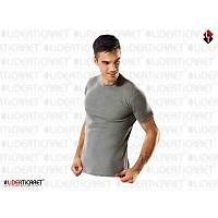 Koyu Gri Renk Spor Ti��rt� (S�f�r Yaka Fanila 1.Kalite)