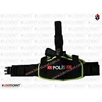 Bacak K�l�f� Siyah Ye�il ��ft  �arj�rl�kl� Tek Aparatl� C�rtl� Tokal�