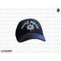 Deniz Polisi Kepi Yazl�k Simli