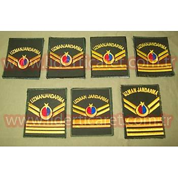 Uzman  Jandarma Rtbeleri Harici Haki Renk