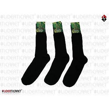 Çorap Kýþlýk  Bot Tipi Uzun Konçlu Siyah Renk (Asker Çorabý)
