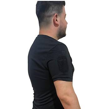 Taktik Tshirt Bisiklet Yaka Ksa Kol Siyah Renk