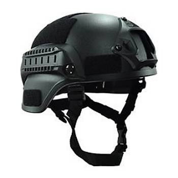 ARMY Koruyucu Balk Migfer Siyah Renk US GEFECHTSHELM MICH 2000 W/RAIL OLIV