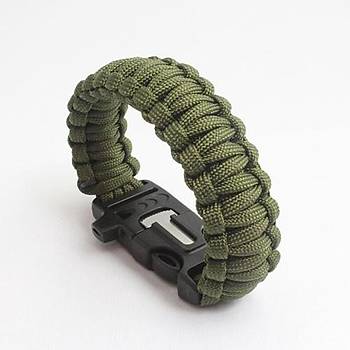 Paracord Avc Bileklik Magnezyum Survivor Kibrit ve Pusulal Bileklik