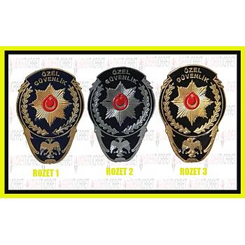 zel Gvenlik Metal Czdan Rozetleri