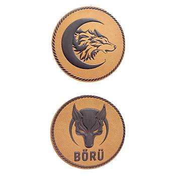 Br Ve Uluyan Kurt Arma Patch 2 li Set Slikon Crtl