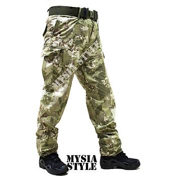 TSK Yeni Renk Yeni Kamuflaj Pantolon Yeni Renk Tek Alt (Kara Kuvvetleri Yeni Model)