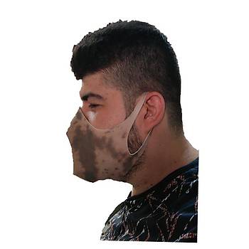 Kamuflaj Renk Nano Maske Ykanabilir Bakteri Solunum Toz Yz Maskesi