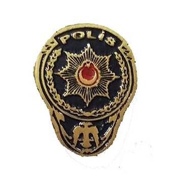 Polis Yaka Rozeti Nikel Kaplama Renkli Mine Kapl� Nostaljik Model