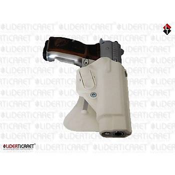 TOMA Holster  Kilitli Silah Kılıfı Beyaz Sarsılmaz Mega - CZ 75