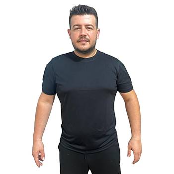 Taktik Tshirt Bisiklet Yaka Ksa Kol Siyah Renk