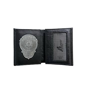 Eskitme Polis Armal� Hakiki Deri C�zdan