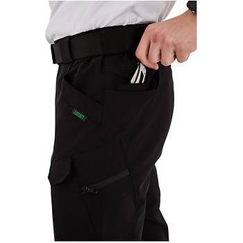 Taktik Pantolon Yazl�k Likral� �ok Cepli Siyah