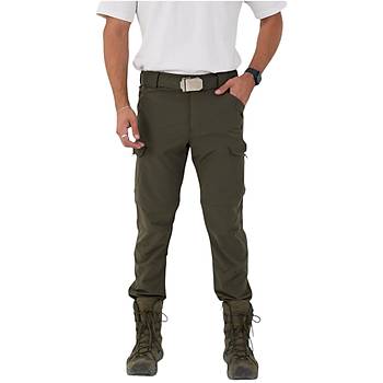 Taktik Pantolon Yazl�k Likral� �ok Cepli Haki