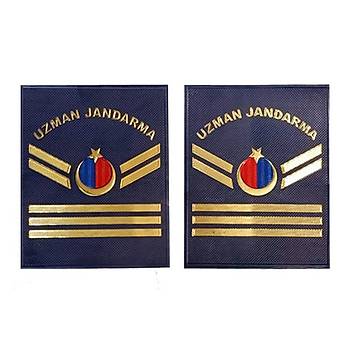 Yeni Jandarma Asayi Uzman Jandarma 3.Kademeli  Plastik Rtbe Lacivert Renk