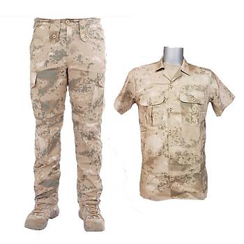 Jandarma E�itim Kamuflaj Orijinal Pantolon + K�sa Kol G�mlek(Tak�m K�yafet)