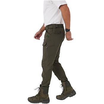 Taktik Pantolon Yazl�k Likral� �ok Cepli Haki