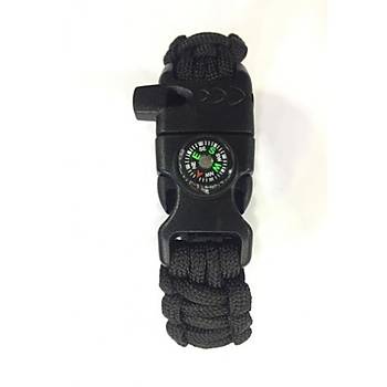 Paracord Avc Bileklik Magnezyum Survivor Kibrit ve Pusulal Bileklik