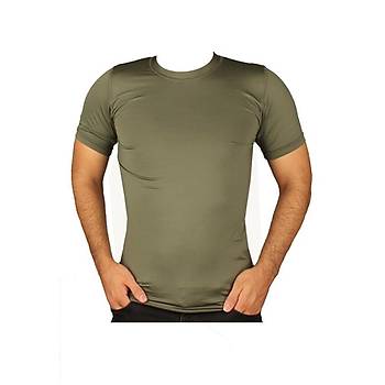 Termal Tirt Microfibre Operasyon Tirt Ksa Kol Kol Haki Renk