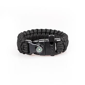 Paracord Avc Bileklik Magnezyum Survivor Kibrit ve Pusulal Bileklik