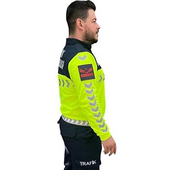 Trafik Jandarmas Uzun Kol Thirt Orjinal Renk Ynetmelie Uygun