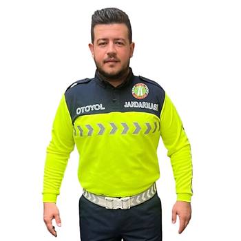 Otoyol Jandarmas Uzun Kol Tshirt Orjinal Renk Ynetmelie Uygun