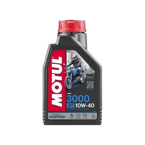 Motul 3000 10W-40 4T Minerali Motosiklet Motor Ya 1 L