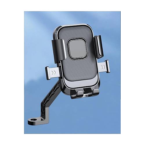Ayarlanabilir Bisiklet Scooter Motosiklet Otomatik Tulu Motorsiklet Ayna Balantl Telefon Tutucu