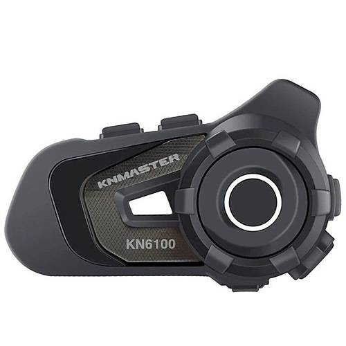 KN6100 Motosiklet Kask nterkom Bluetooth Intercom Kulaklk Seti Gold