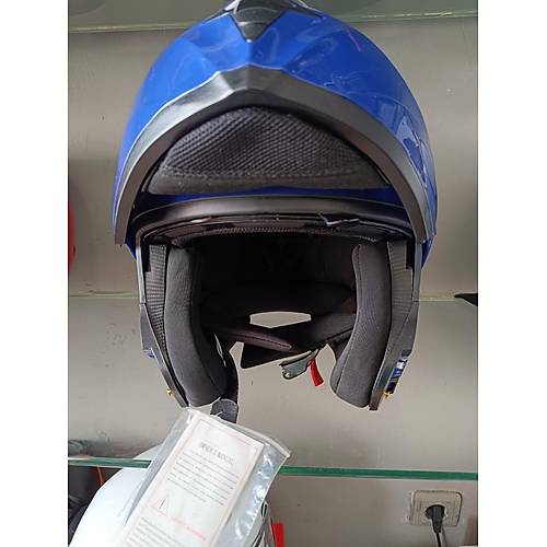 Ls5 ene Alr Gne Vizrl Mavi Motosiklet Kask Md808