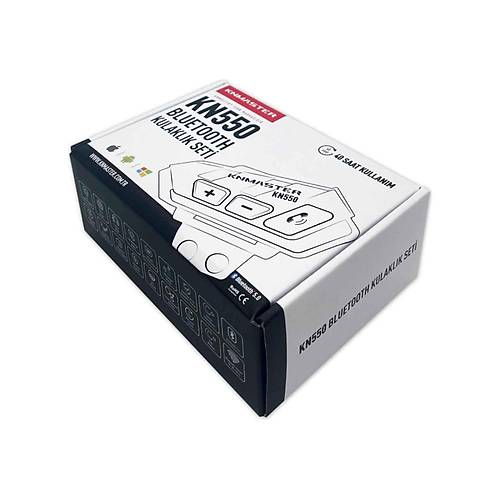 Knmaster Kn550 Motosiklet Bluetooth Kulaklk Mikrofon Seti 
