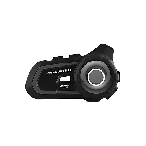 Kn2100 Kask Interkom Bluetooth Intercom Kulaklk Seti Siyah