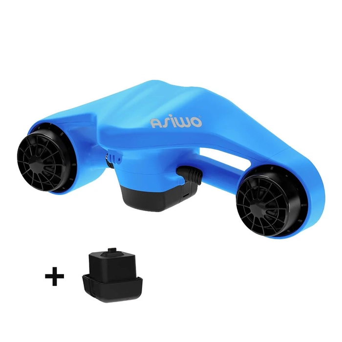 Asiwo Manta S Su Alt Scooter- 2 Batarya 126WH -Mavi