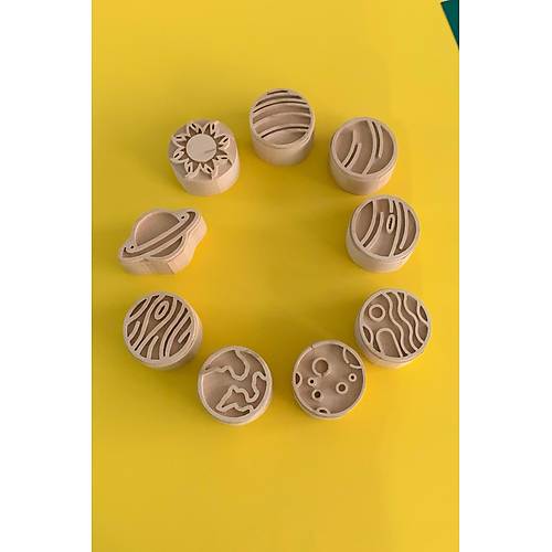 9 Gezegen Ah�ap Bask� Kal�p Seti