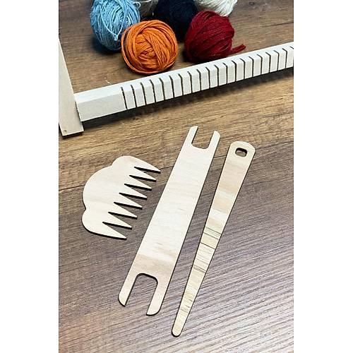 Ah�ap Hal� Kilim Dokuma Tezgah� Seti �pli