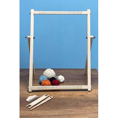 Ah�ap Hal� Kilim Dokuma Tezgah� Seti