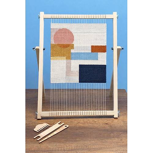 Ah�ap Hal� Kilim Dokuma Tezgah� Seti �pli