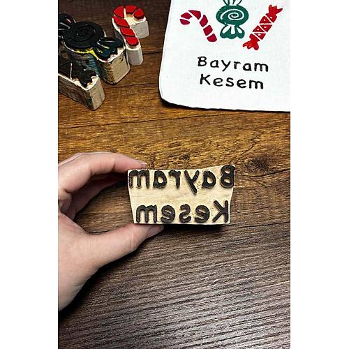 Bayram Kesem Ah�ap Bask� Kal�b�