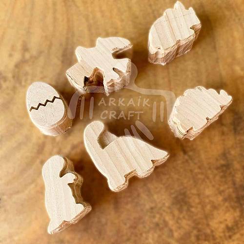 Dinozor Ah�ap Bask� Kal�b� Seti