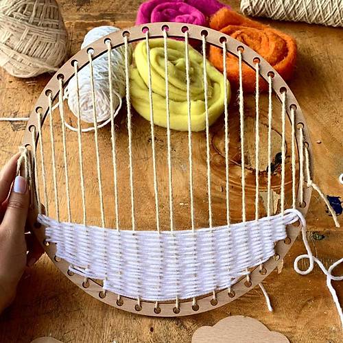 Yuvarlak Dokuma Tezgah� Kasna�� Aparatlar� ile Set