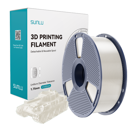 SUNLU PLA Transparan �effaf Filament 1.75mm 1kg