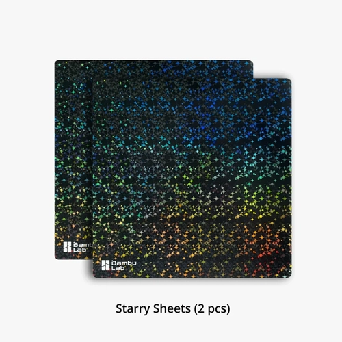 Bambu Lab Efektli Tabla Sticker - Y�ld�zl� - X1/P1/A1 Serisi