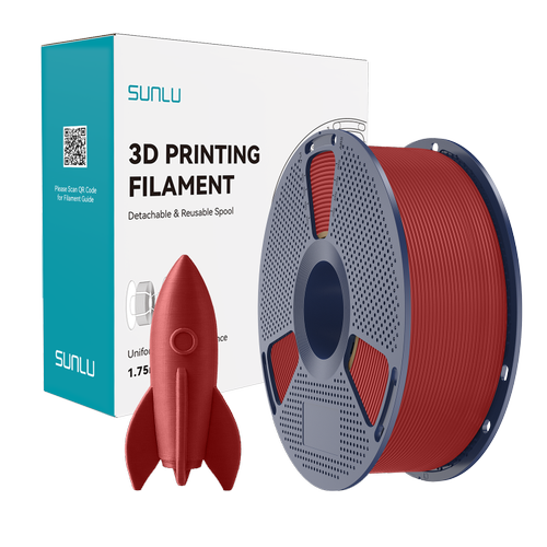 SUNLU High Speed PLA Filament K�rm�z� 1.75mm 1kg