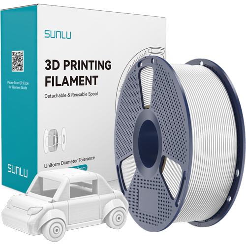 SUNLU PETG Filament Beyaz 1.75mm 1kg